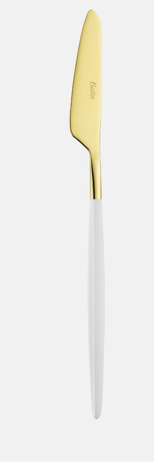 Batta Washabi Serisi Beyaz Gold 12 Kişilik 60 Parça Çatal Bıçak Kaşık Takımı